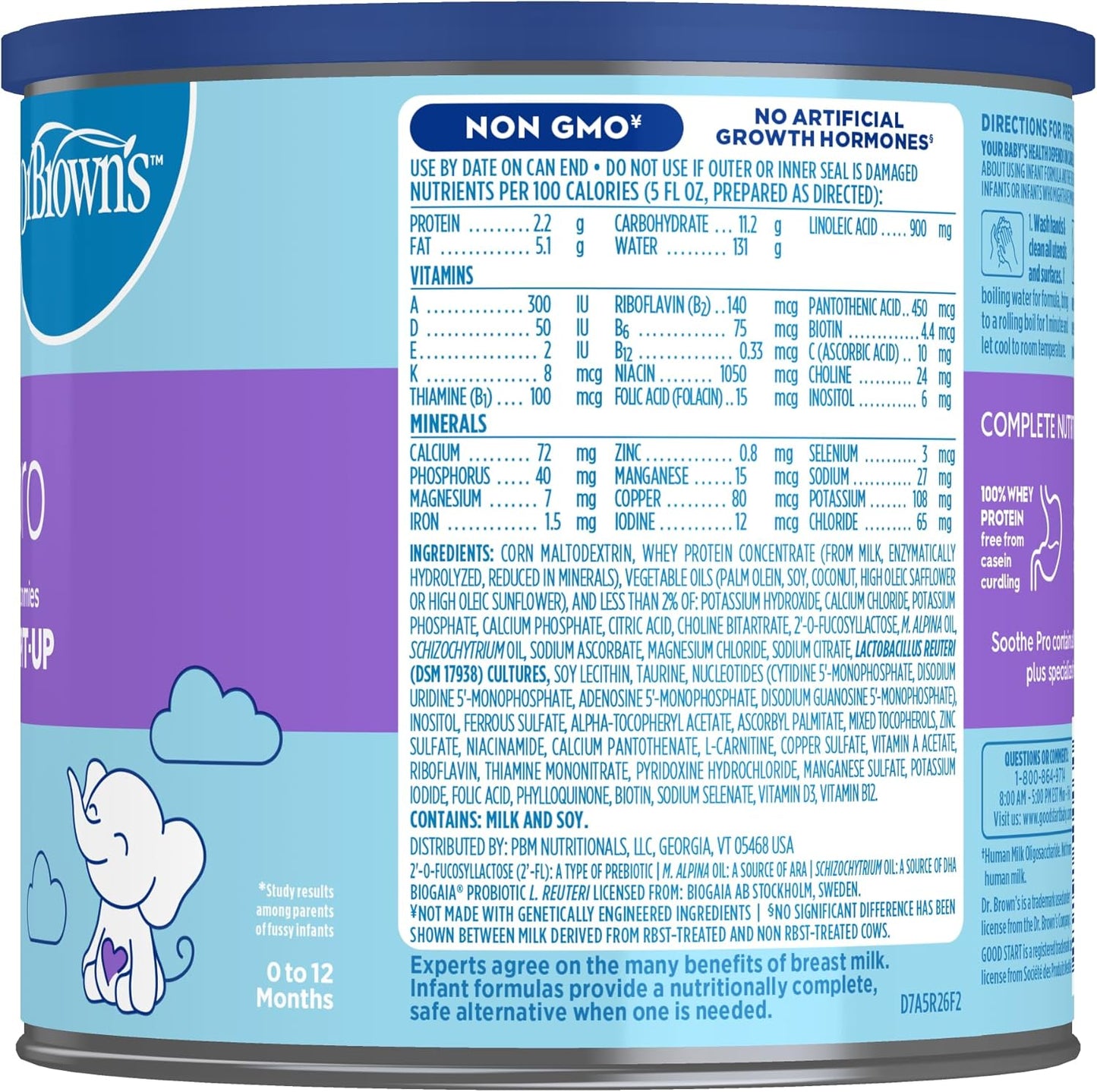 Dr. Brown's Good Start SoothePro Infant Formula 19.4 oz Powder