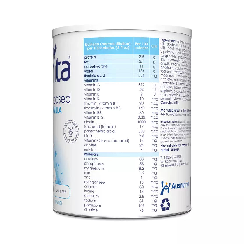 Kabrita Goat Milk Infant Formula 14 oz Powder (Case of 6)