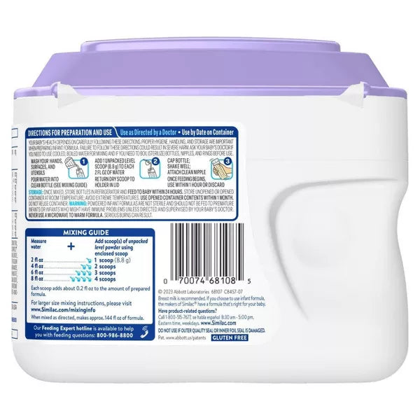 Similac Pro-Total Comfort Infant Formula 20.1 oz Powder