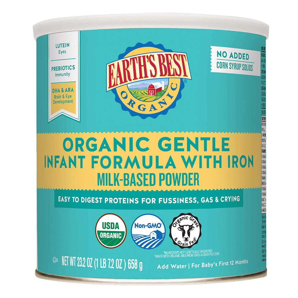 EARTH BEST ORGANIC GENTLE 21OZ - Baby Needs Milk