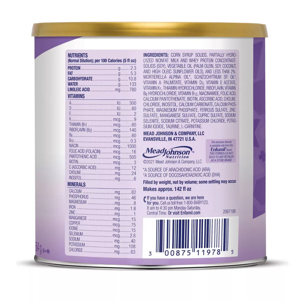 Enfamil Gentlease Infant Formula 19.9 oz