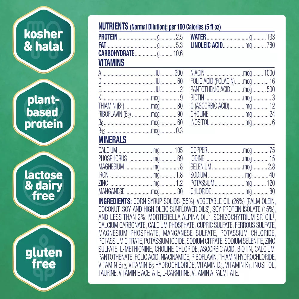 Enfamil Prosobee Plant-Based Infant Formula 20.9 oz Powder