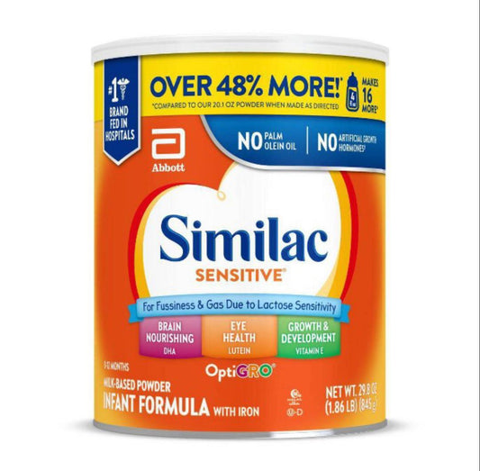 Similac Sensitive Infant Formula 29.8 oz Powder