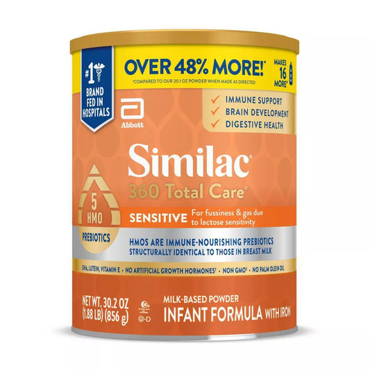 Similac 360 Total Care Sensitive Infant Formula 30.2 oz