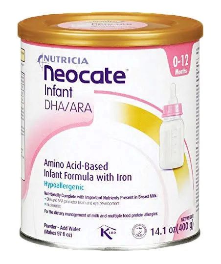 Neocate Infant DHA/ARA Infant Formula 14.1 oz Powder (Case of 4)